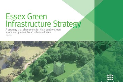 Front cover page of the Green Infrastructure Strategy 